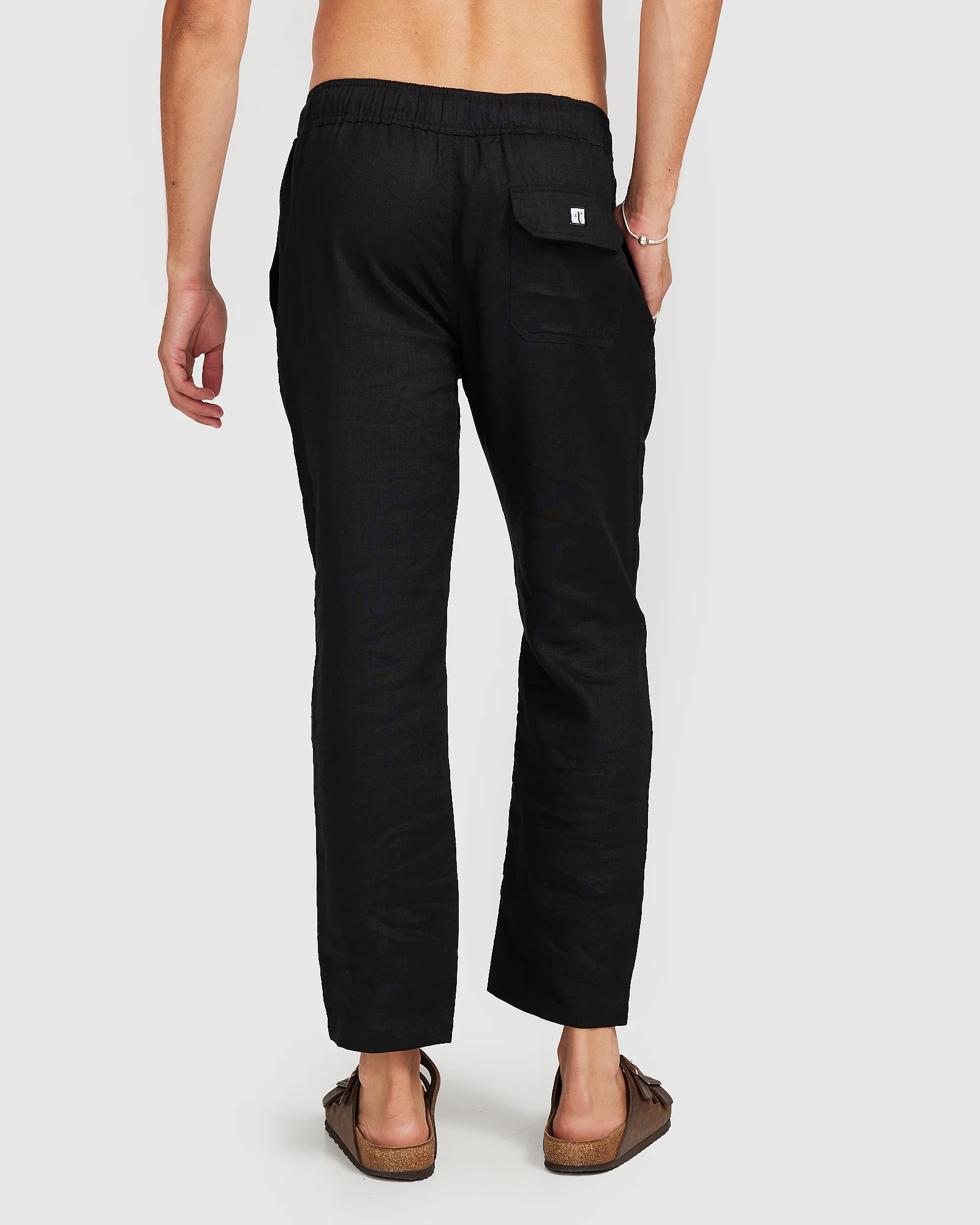 Linen Pants Black - Image 4