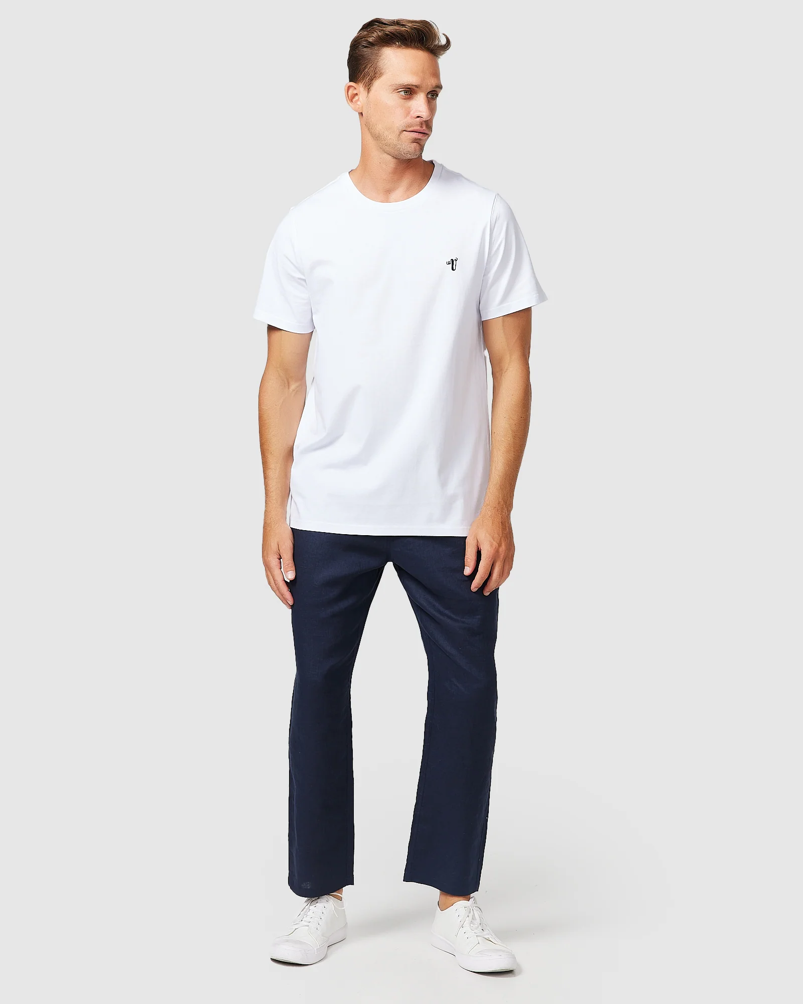 Linen Pants Navy - Image 6