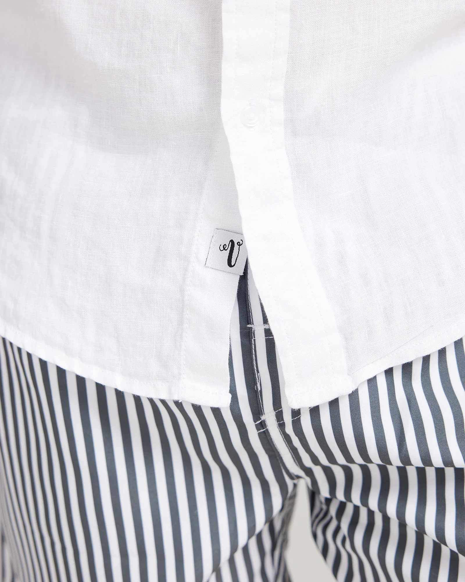 Linen Shirt White - Image 5