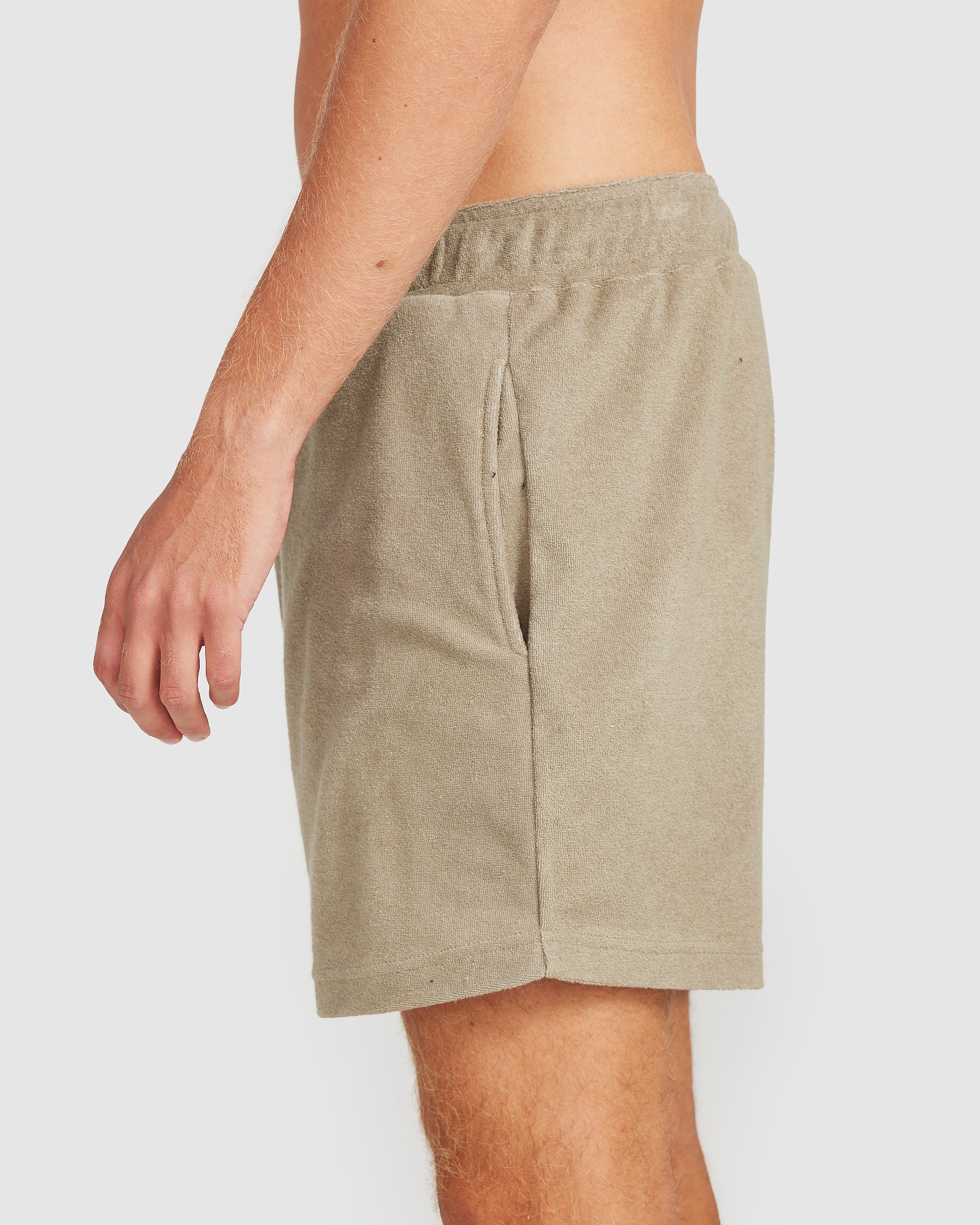 Terry Shorts Olive - Image 3