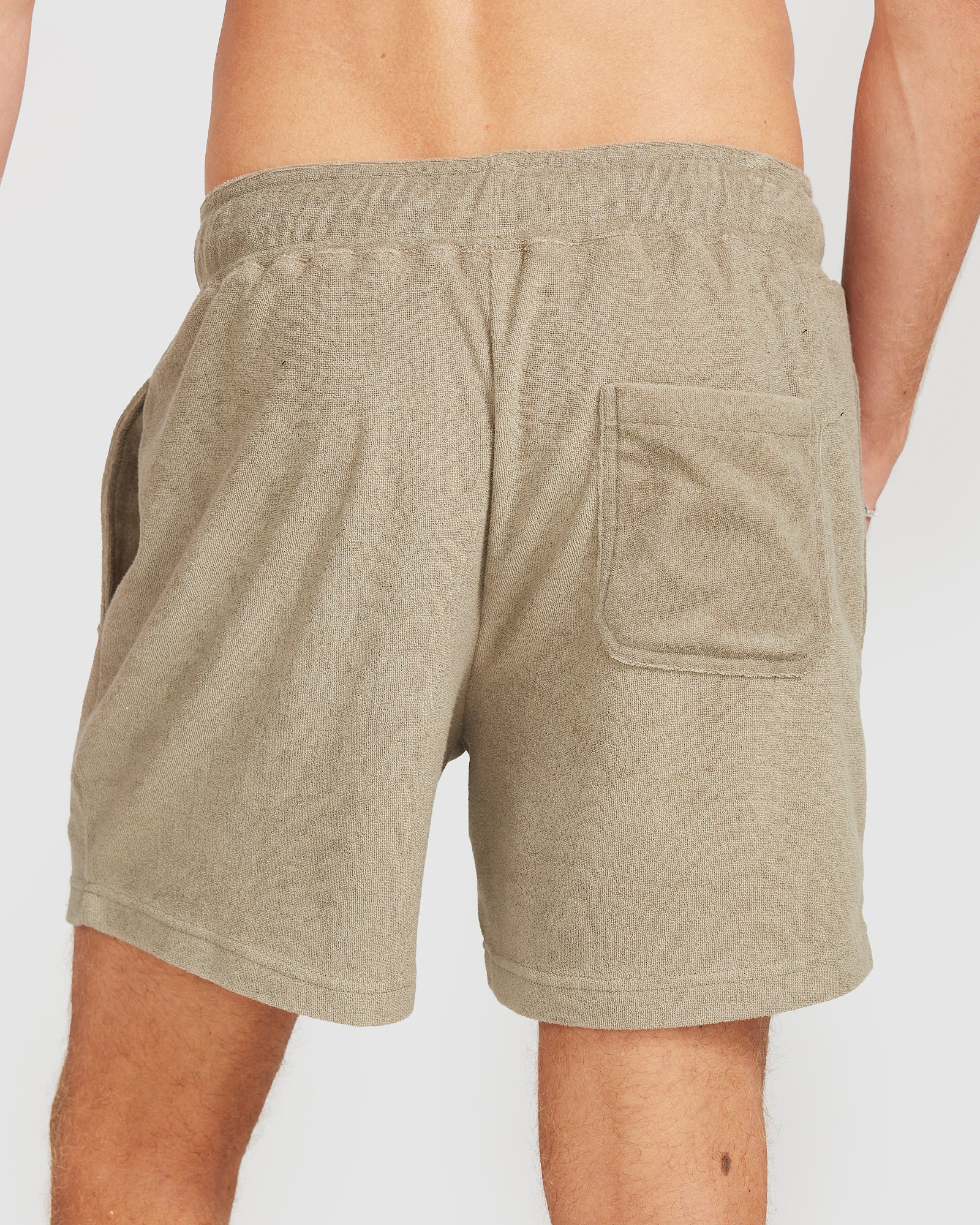 Terry Shorts Olive - Image 4