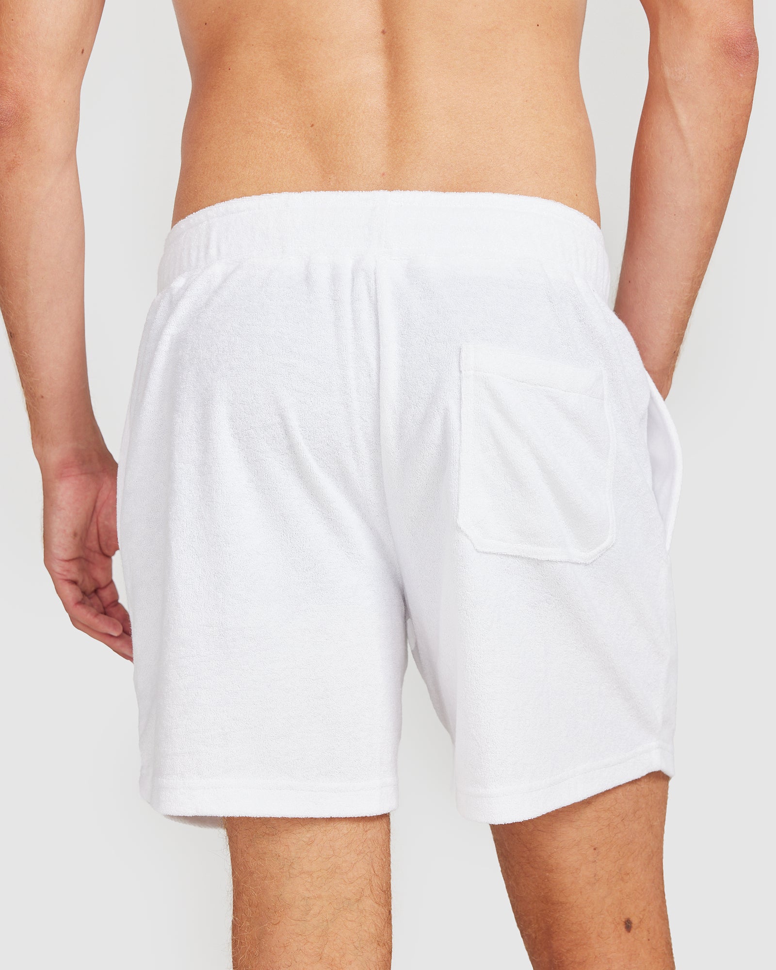 Terry Shorts White - Image 4