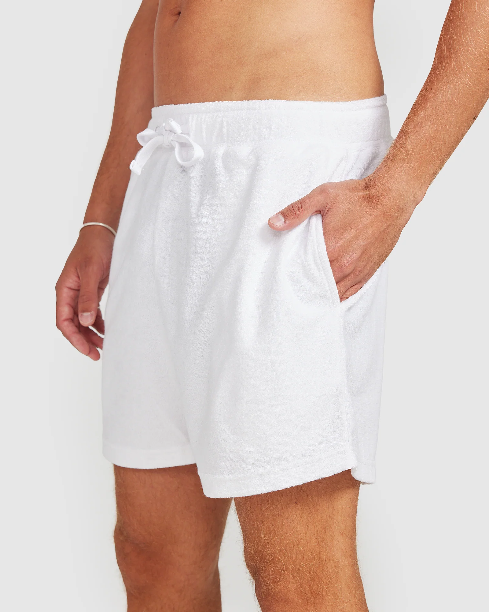 Terry Shorts White - Image 6
