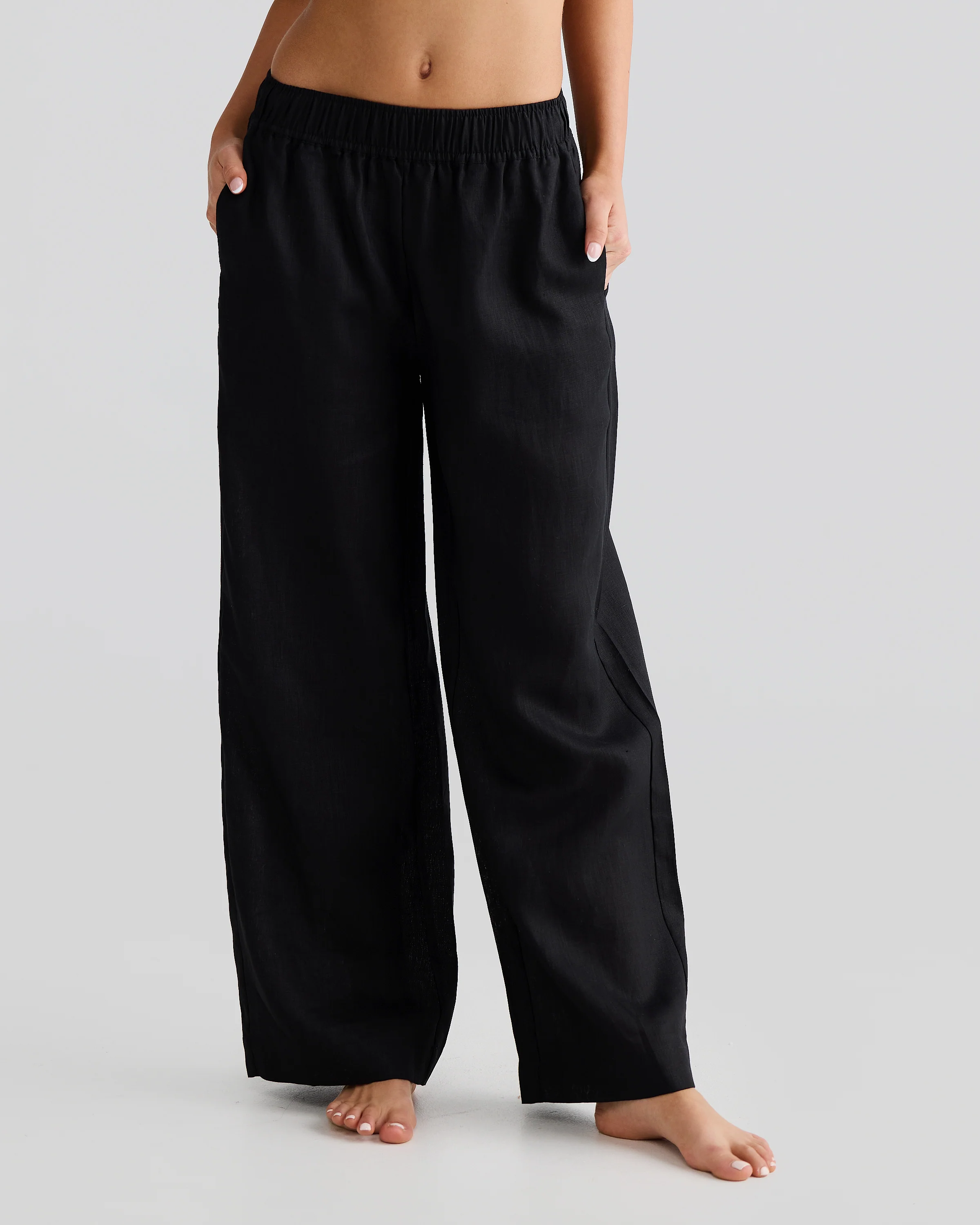 Black Linen Pants - Image 6